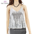 Full Sequin Tank Top Sequin Halter Top